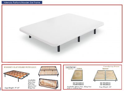 Wooden Slats Frame/ Valencia Platforms