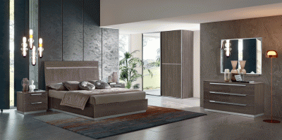 Bedroom Furniture Modern Bedrooms QS and KS Kroma Bedroom SILVER Additional items