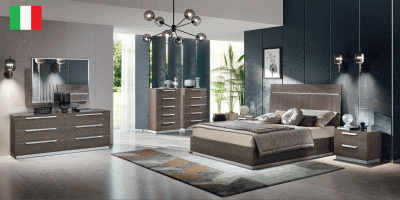 Bedroom Furniture Modern Bedrooms QS and KS Kroma SILVER Bedroom by Camelgroup – Italy