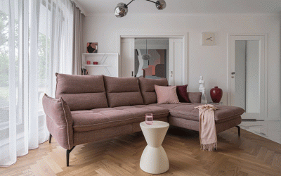 Brands Galla Leather Collection, Europe Axel Sectional w/bed