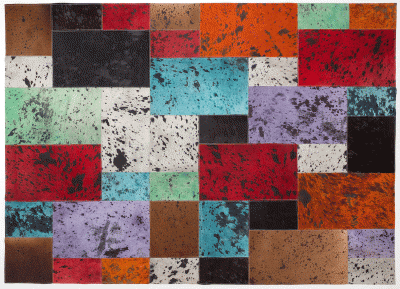 Brands CutCut Leather Collection Otto Leather Rug