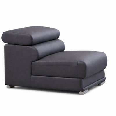 Clearance Living Room 2119 Armless Chair – Dark Grey