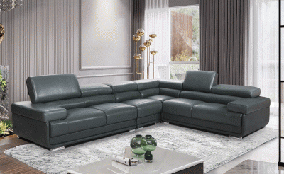 2119 Sectional Dark Grey