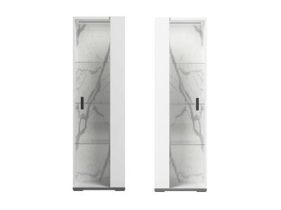 Carrara 1 Door Vitrines