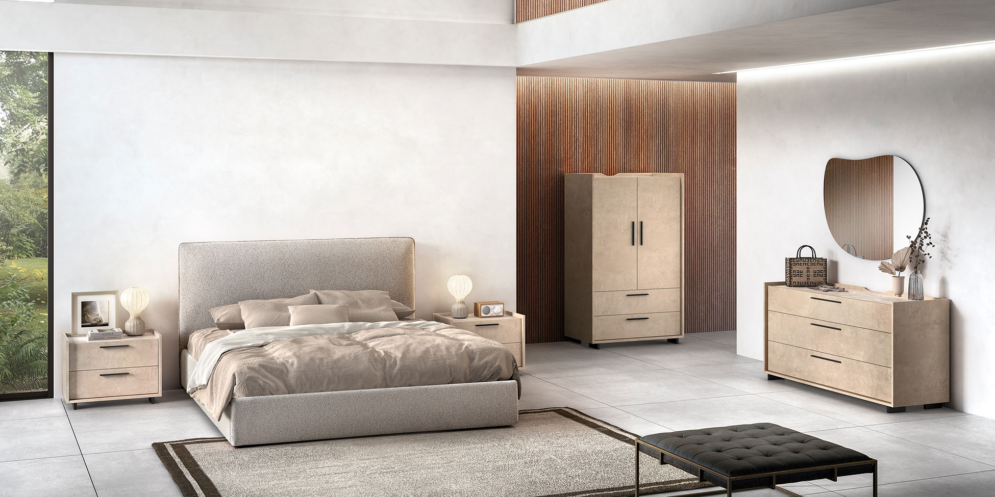Bedroom Furniture Modern Bedrooms QS and KS Dune Bedroom