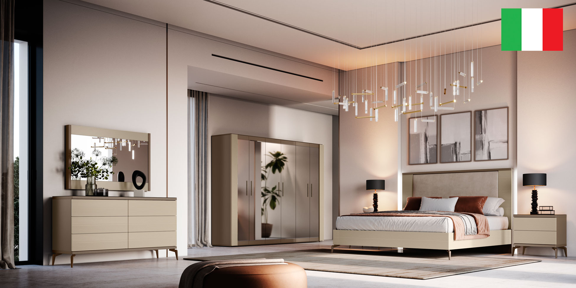 Bedroom Furniture Modern Bedrooms QS and KS Linea Bedroom