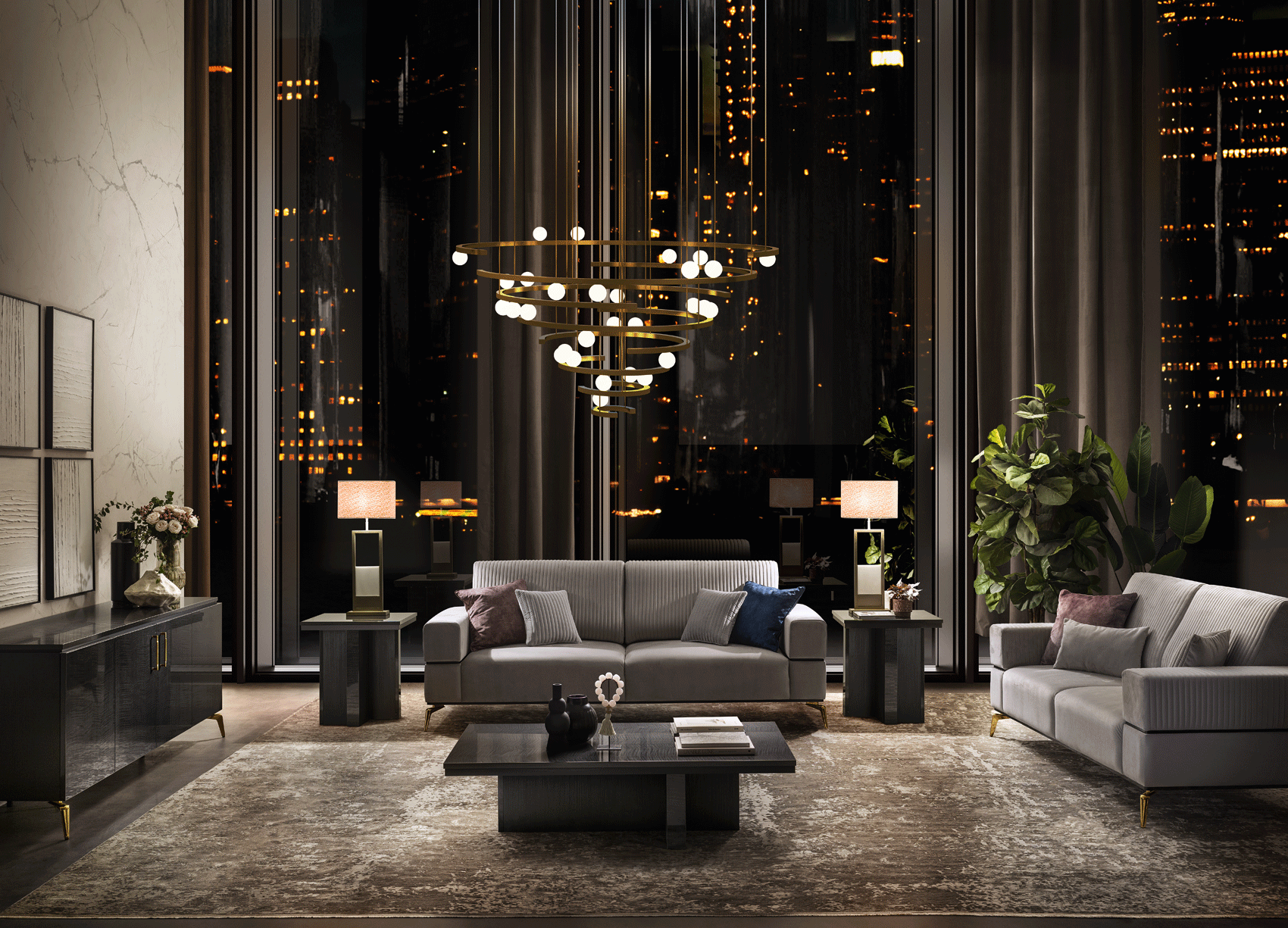 Living Room Furniture Coffee and End Tables Meridiana Living Room