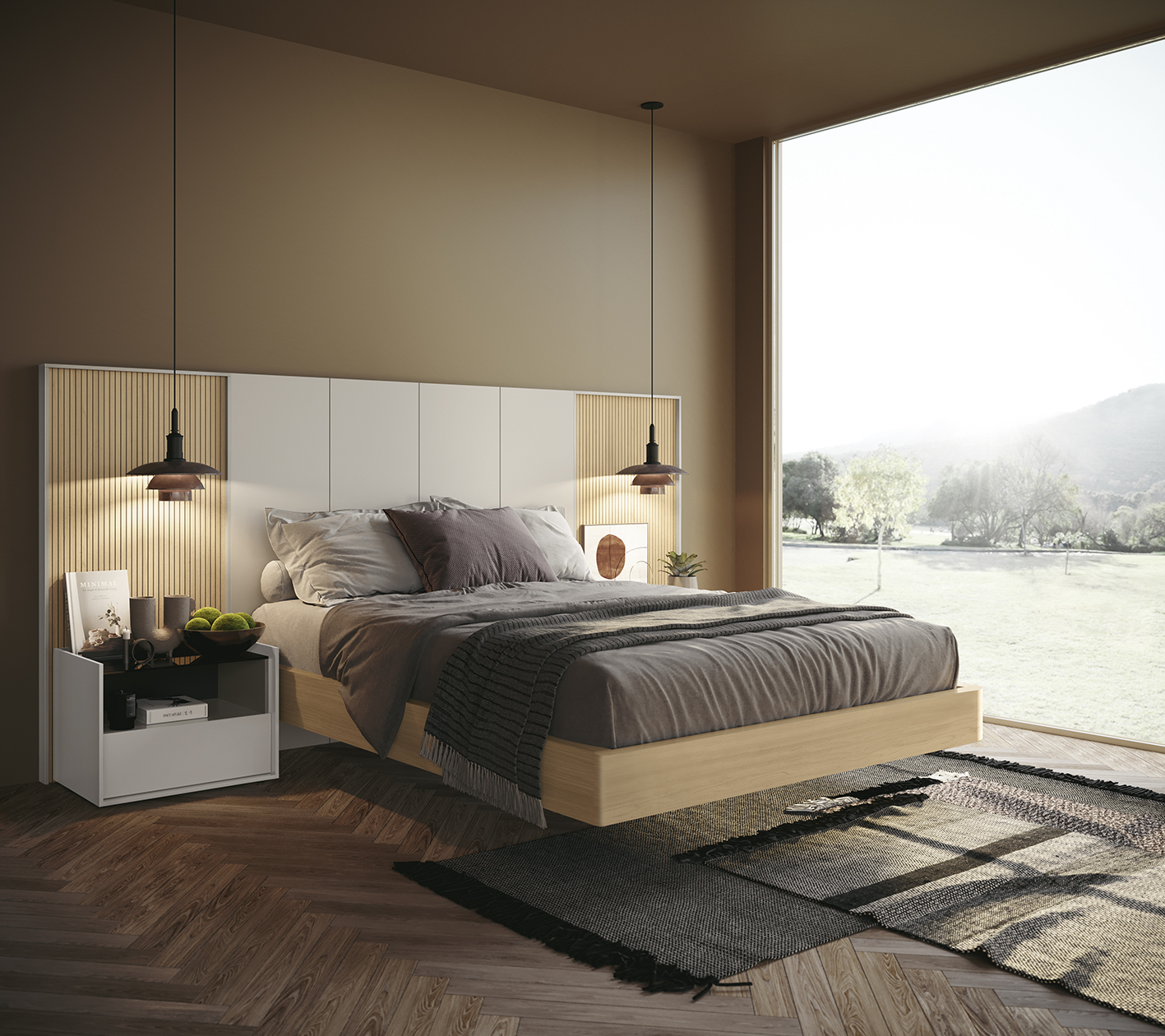 Bedroom Furniture Modern Bedrooms QS and KS Chic 017